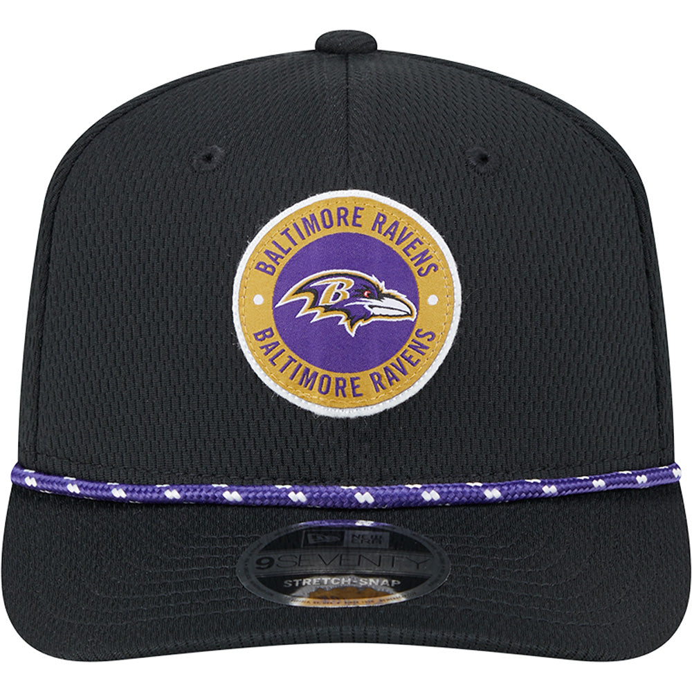 NFL Baltimore Ravens New Era 2024/25 Sideline 9SEVENTY Stretch Snapback