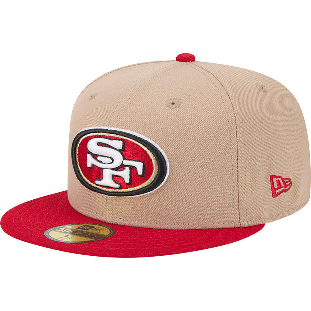 NFL San Francisco 49ers New Era Camel 59FIFTY Fitted