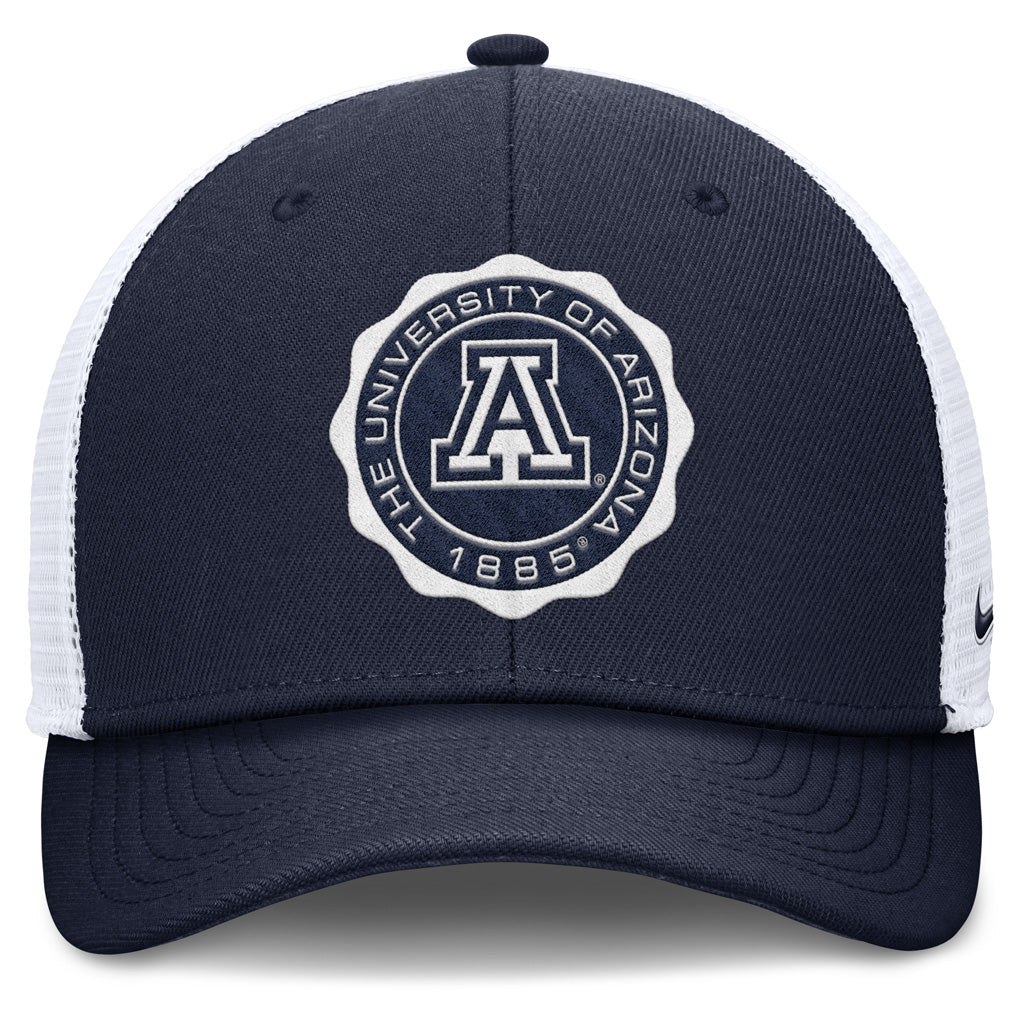 NCAA Arizona Wildcats Nike Bottle Cap Trucker Snapback Hat - Navy