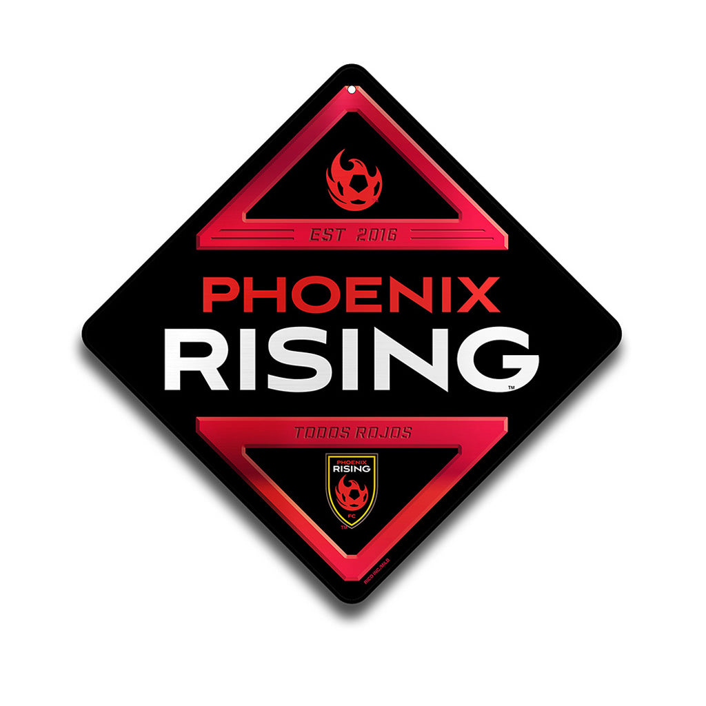 Phoenix Rising Rico 16.5&quot; Metal Crossing Sign