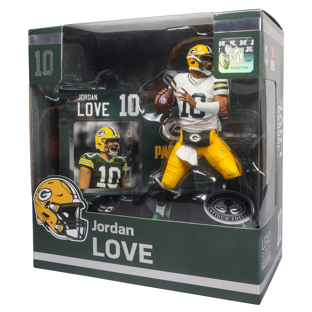 NFL Green Bay Packers Jordan Love McFarlane  7&quot; Platinum Collectible Figure