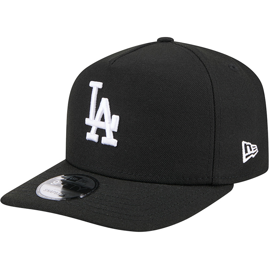 MLB Los Angeles Dodgers New Era Black &amp; White 9FIFTY A-Frame Hat