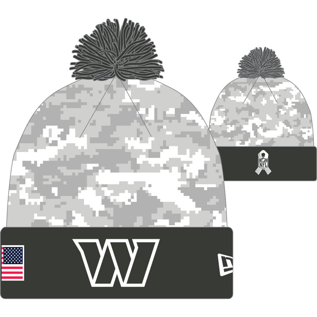 NFL Washington Commanders New Era 2024 Salute to Service Knit Hat