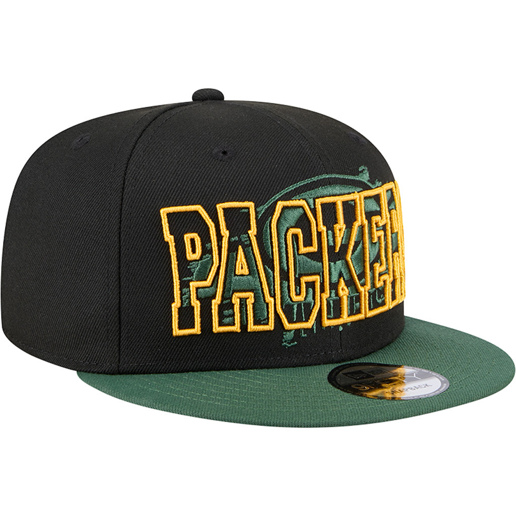 NFL Green Bay Packers New Era Splatter 9FIFTY Snapback Hat