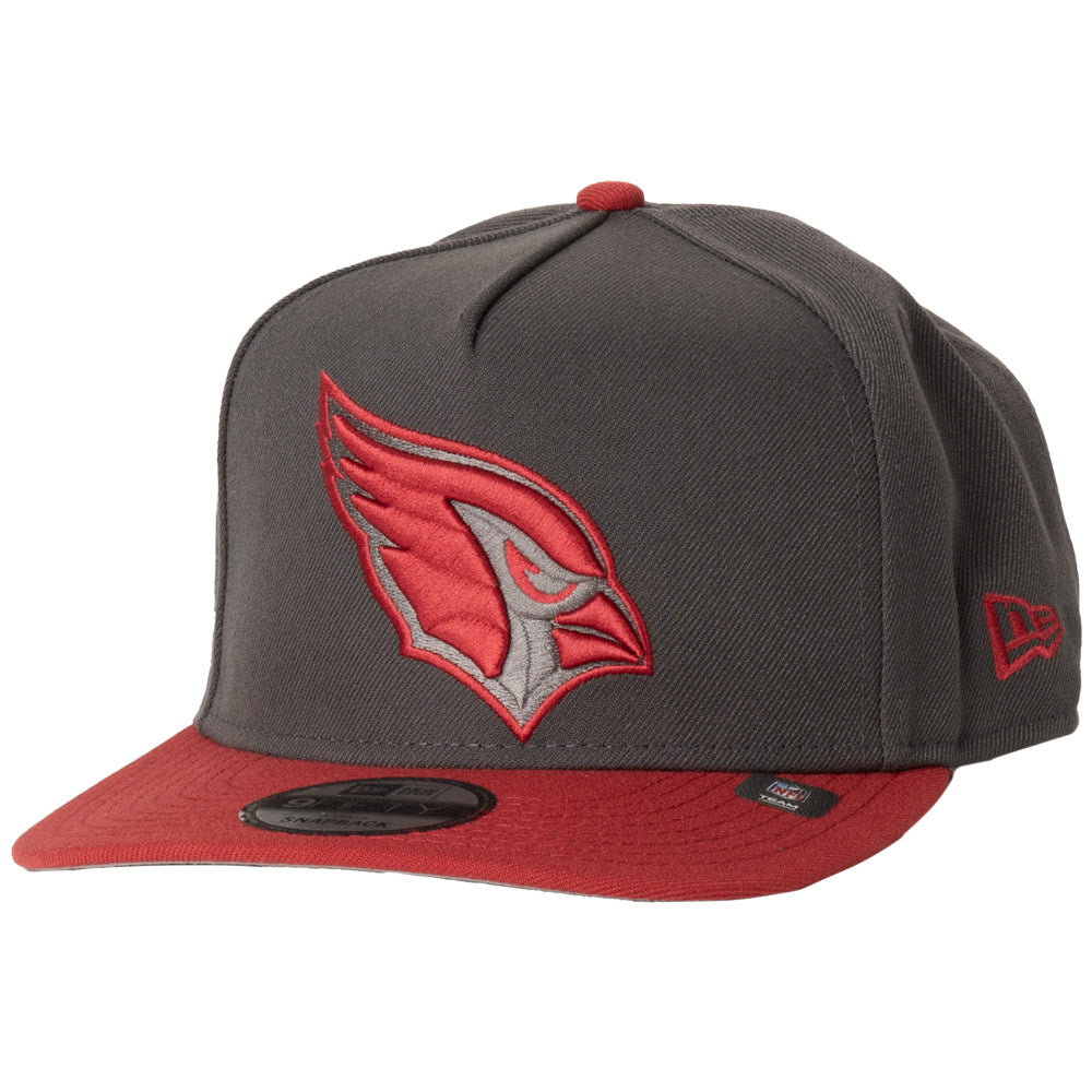 NFL Arizona Cardinals New Era 2 Tone Graphite A-Frame 9FIFTY Snapback