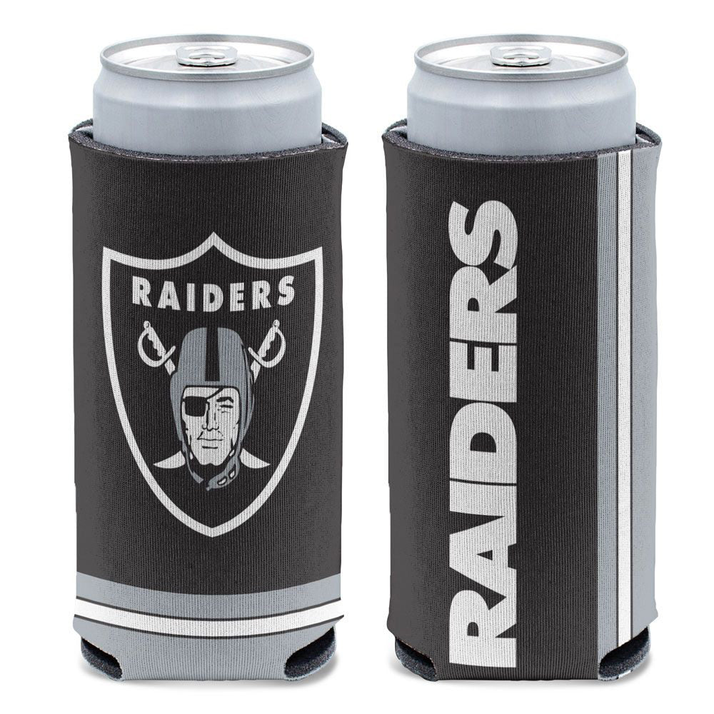 NFL Las Vegas Raiders WinCraft 12oz Slim Logo Can Cooler