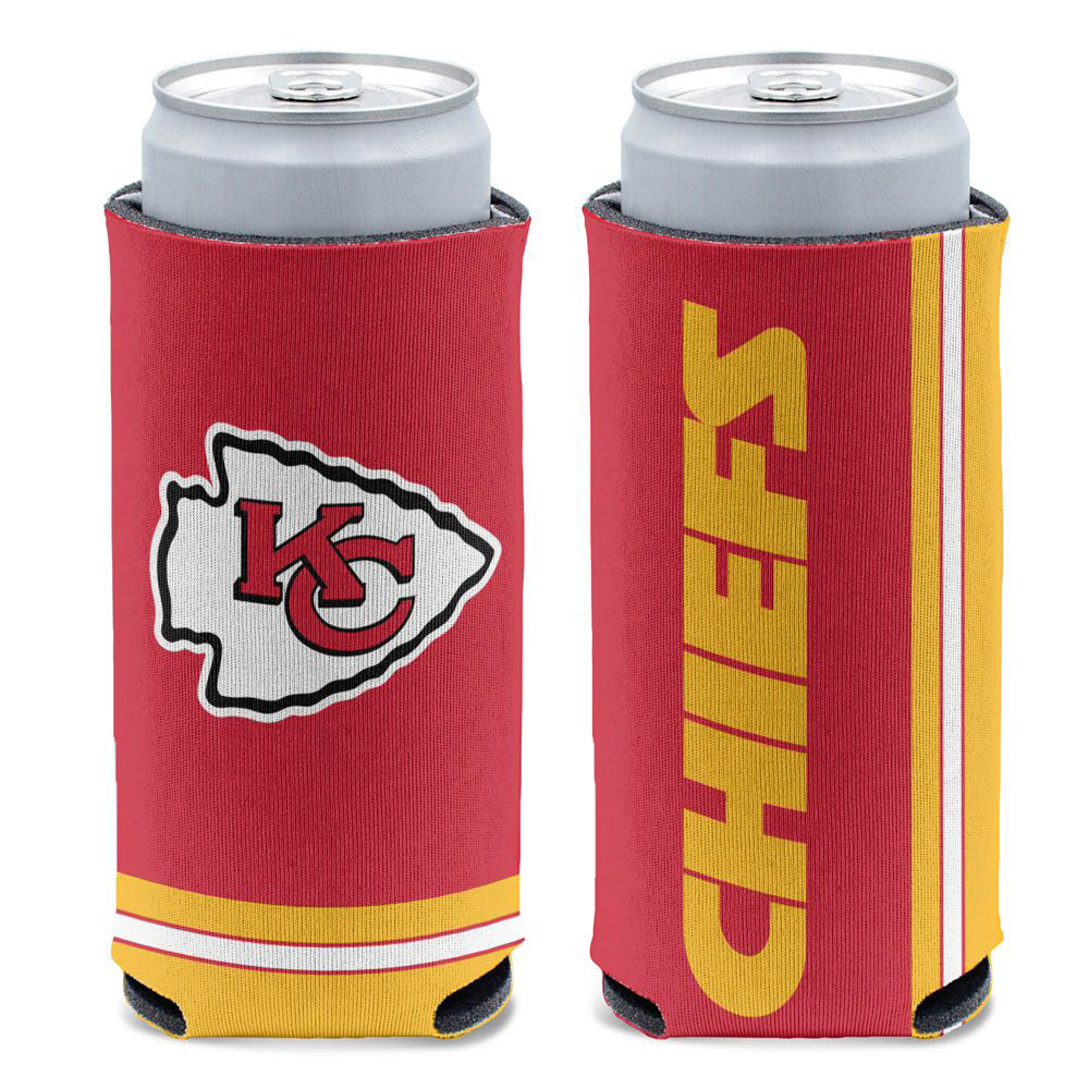 NFL Kansas City Chiefs WinCraft 12oz Slim Logo Can Cooler