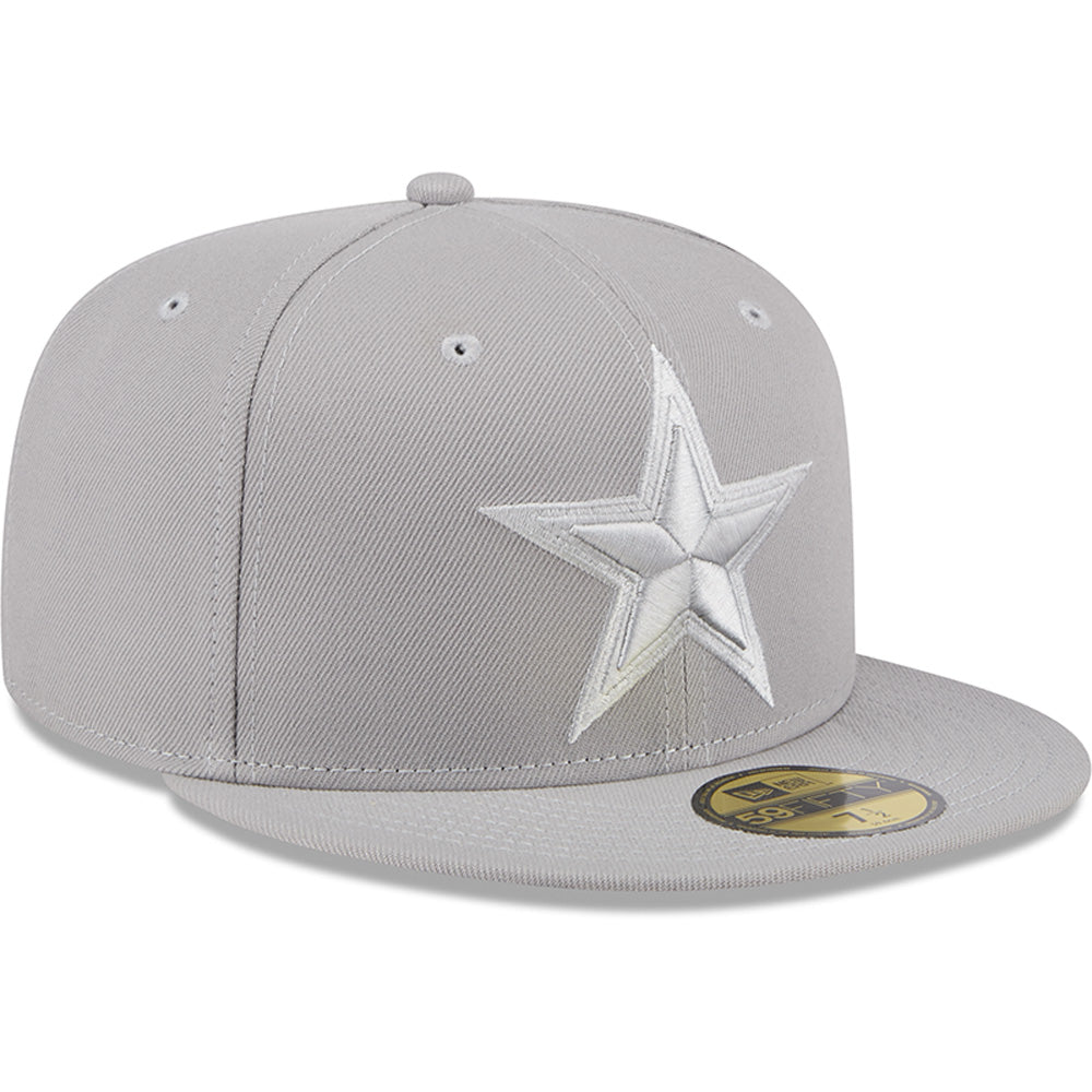 NFL Dallas Cowboys New Era Gray on Gray 59FIFTY Fitted Hat