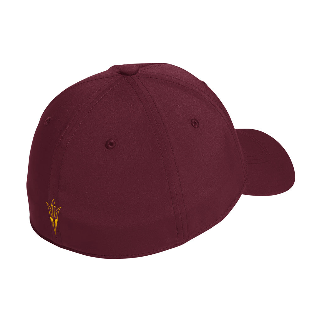 NCAA Arizona State Sun Devils adidas Logo Poly Structured Flex Fit Hat