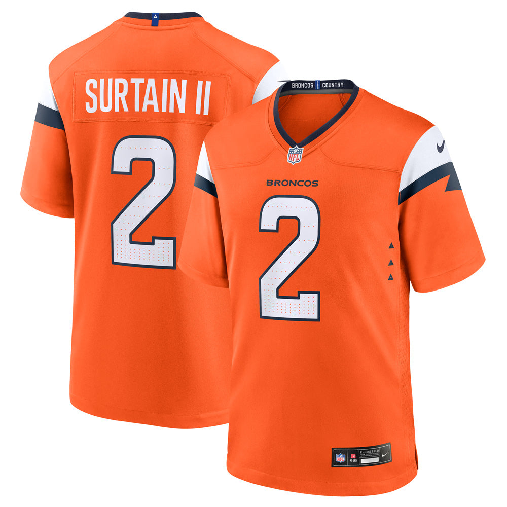 NFL Denver Broncos Patrick Surtain II 2024/25 Home Game Jersey