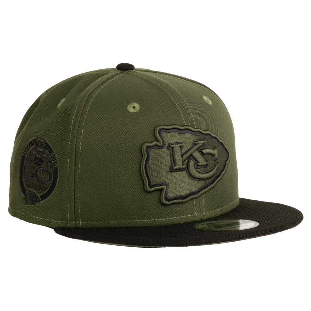 NFL Kansas City Chiefs New Era Two-Tone Flying Tiger 9FIFTY Hat - Green