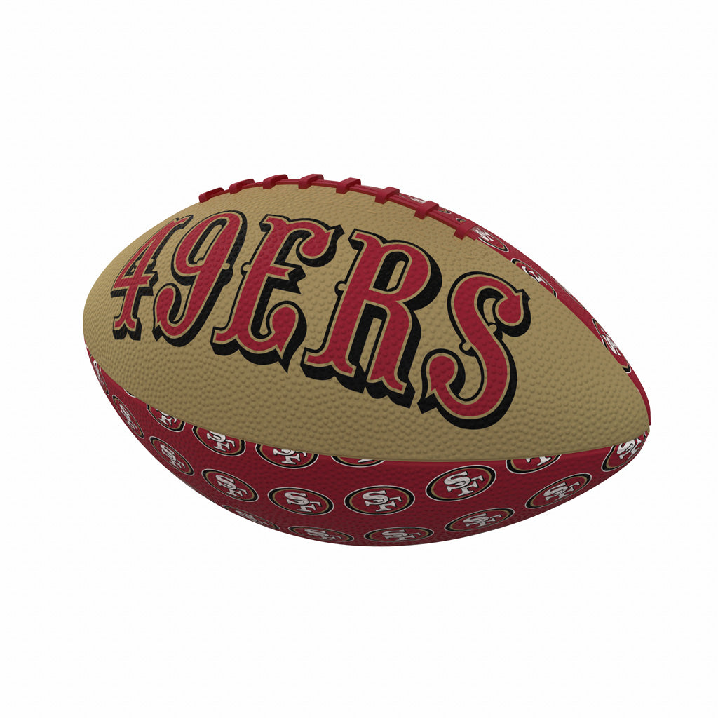 NFL San Francisco 49ers Logo Brands Mini Rubber Ball