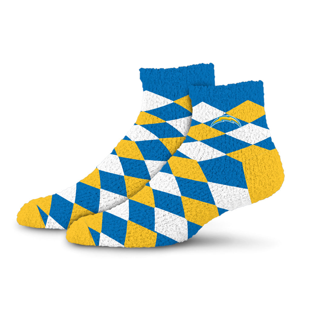 NFL Los Angeles Chargers For Bare Feet Diamond Sleep Socks