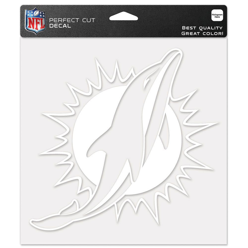 NFL Miami Dolphins WinCraft 8&quot; x 8&quot; Logo Decal