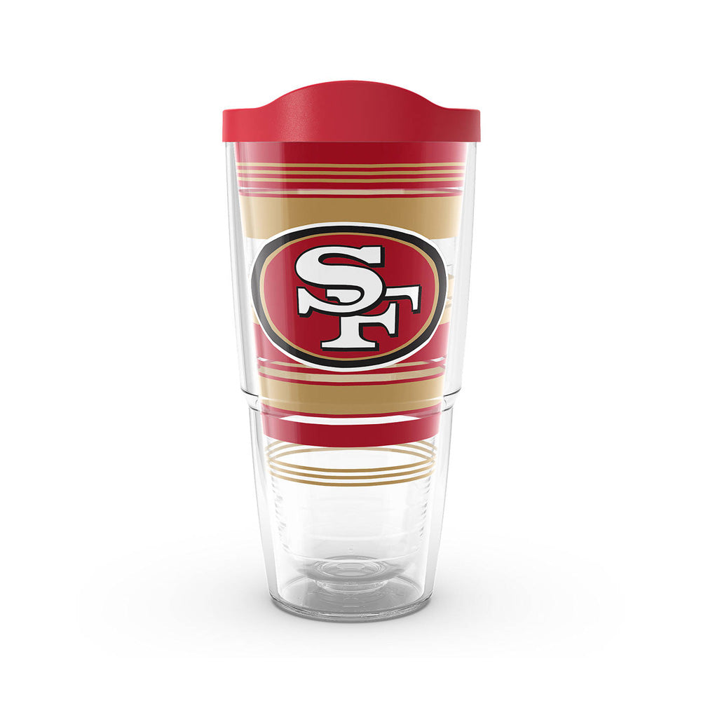 NFL San Francisco 49ers Tervis 24oz Hype Stripe Travel Tumbler