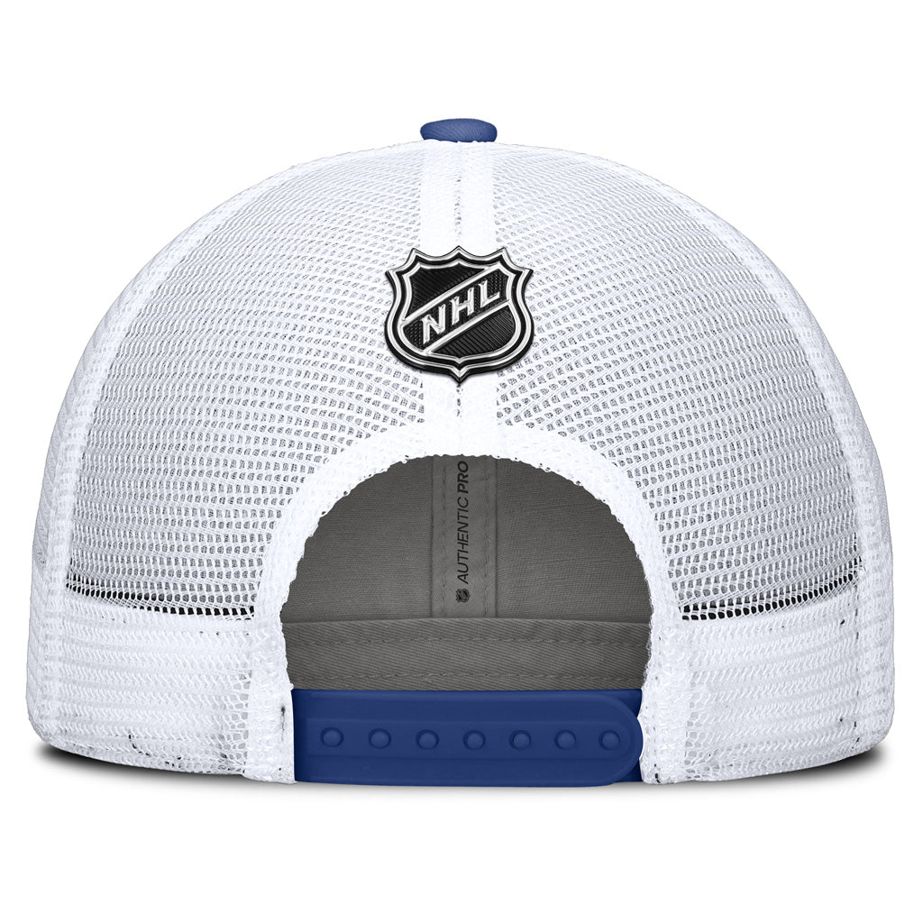 NHL Edmonton Oilers Fanatics Authentic Pro Tucker Snapack Hat