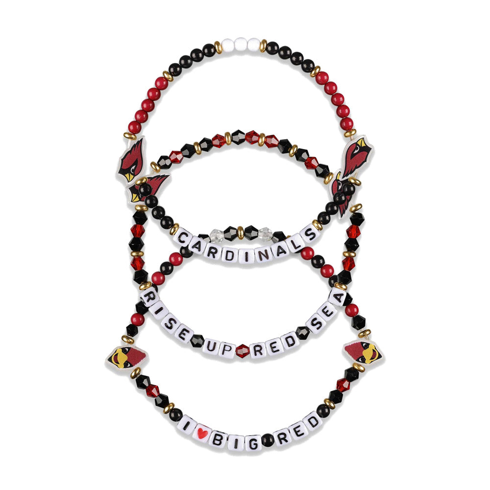 NFL Arizona Cardinals FOCO 3-Pack Friendship Bracelet