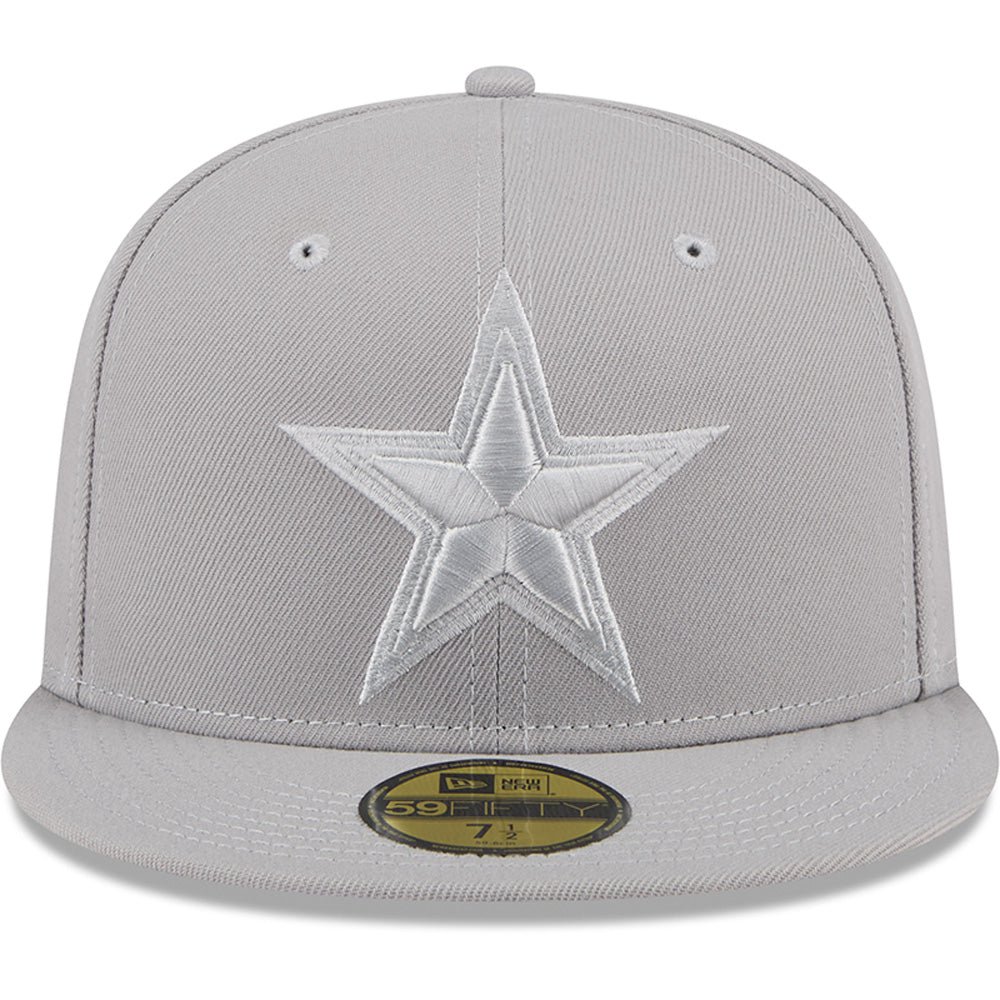 NFL Dallas Cowboys New Era Gray on Gray 59FIFTY Fitted Hat