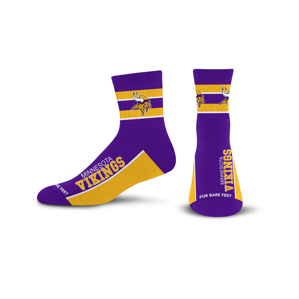 NFL Minnesota Vikings For Bare Feet Lil&#39; Deuce Ankle Socks