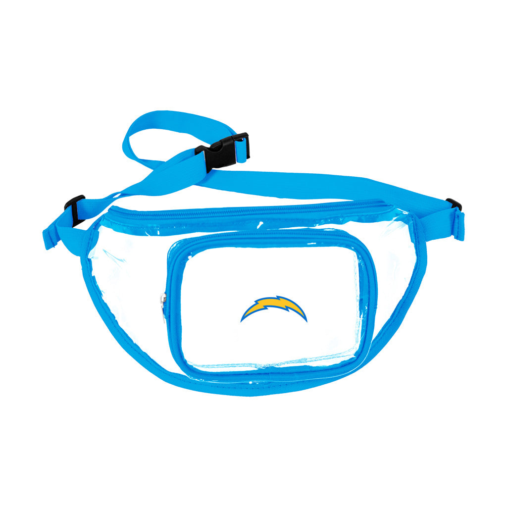 NFL Los Angeles Chargers Logo Brands Clear Gameday Fanny Pack