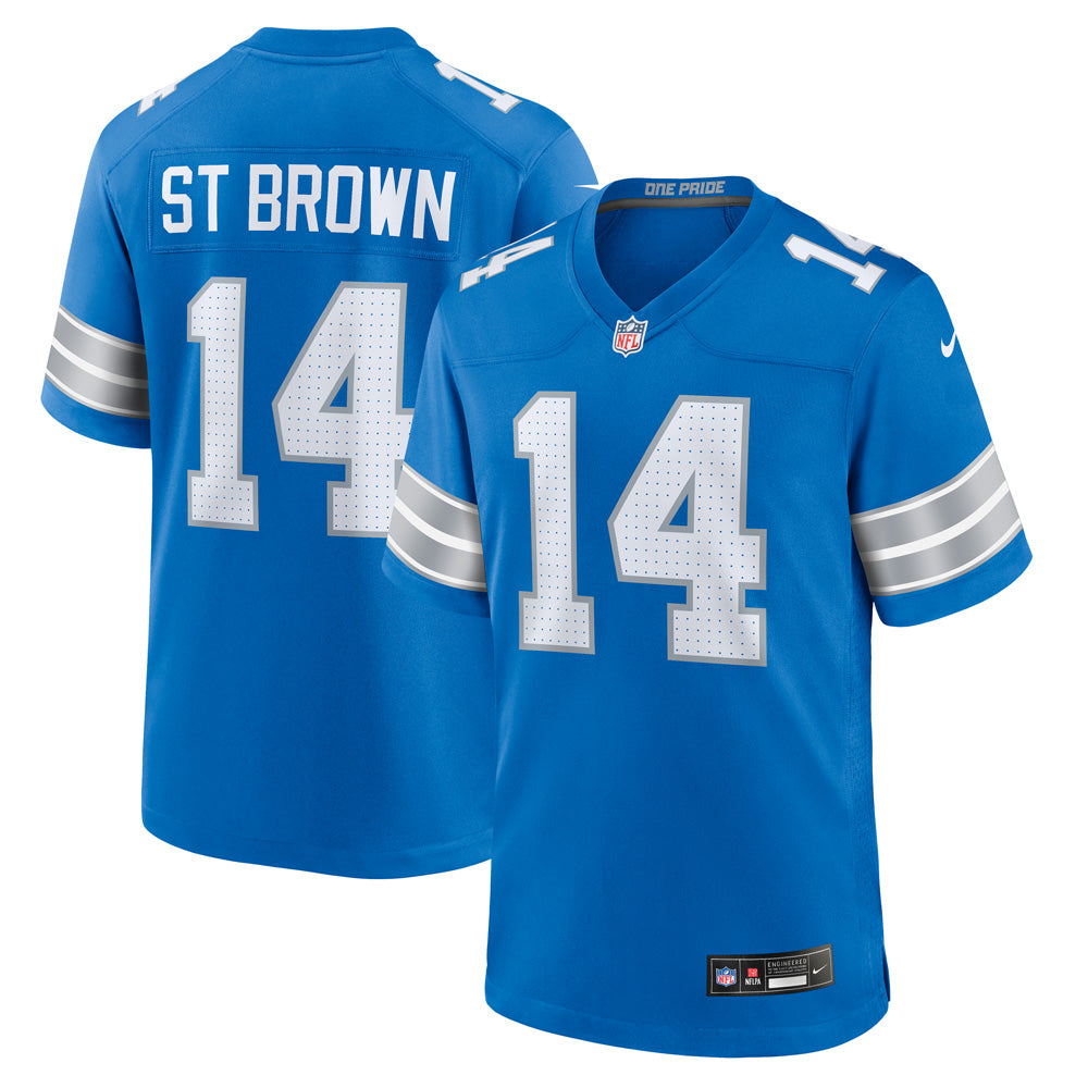 NFL Detroit Lions Amon-Ra St Brown Nike Home Game Jersey