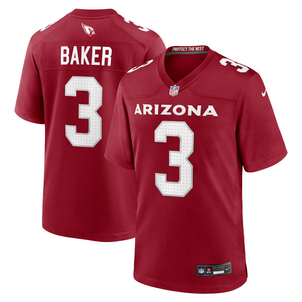 NFL Arizona Cardinals Budda Baker Nike 2023 Home Game Jersey