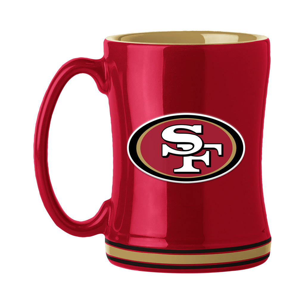 NFL San Francisco 49ers Logo Brands Relief Mug