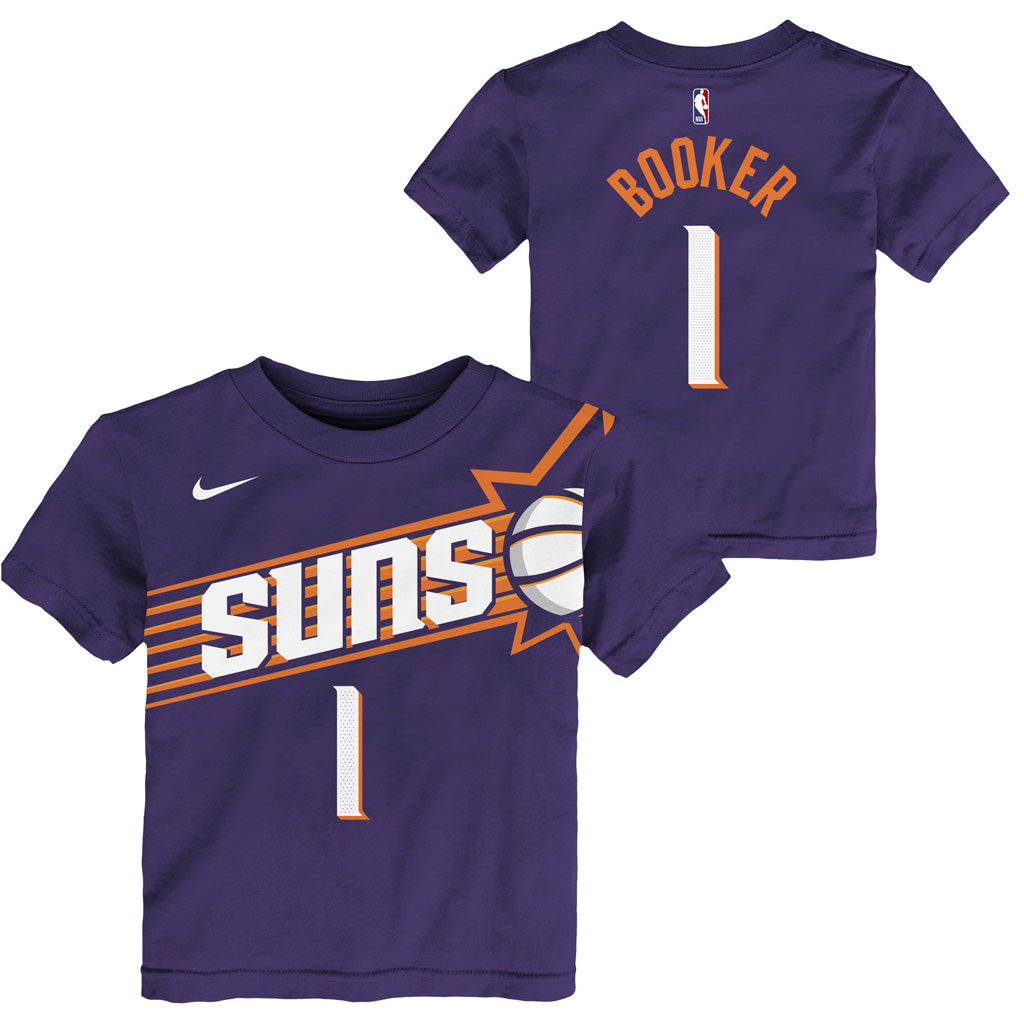 NBA Phoenix Suns Devin Booker Toddler Nike Icon Name &amp; Number Tee