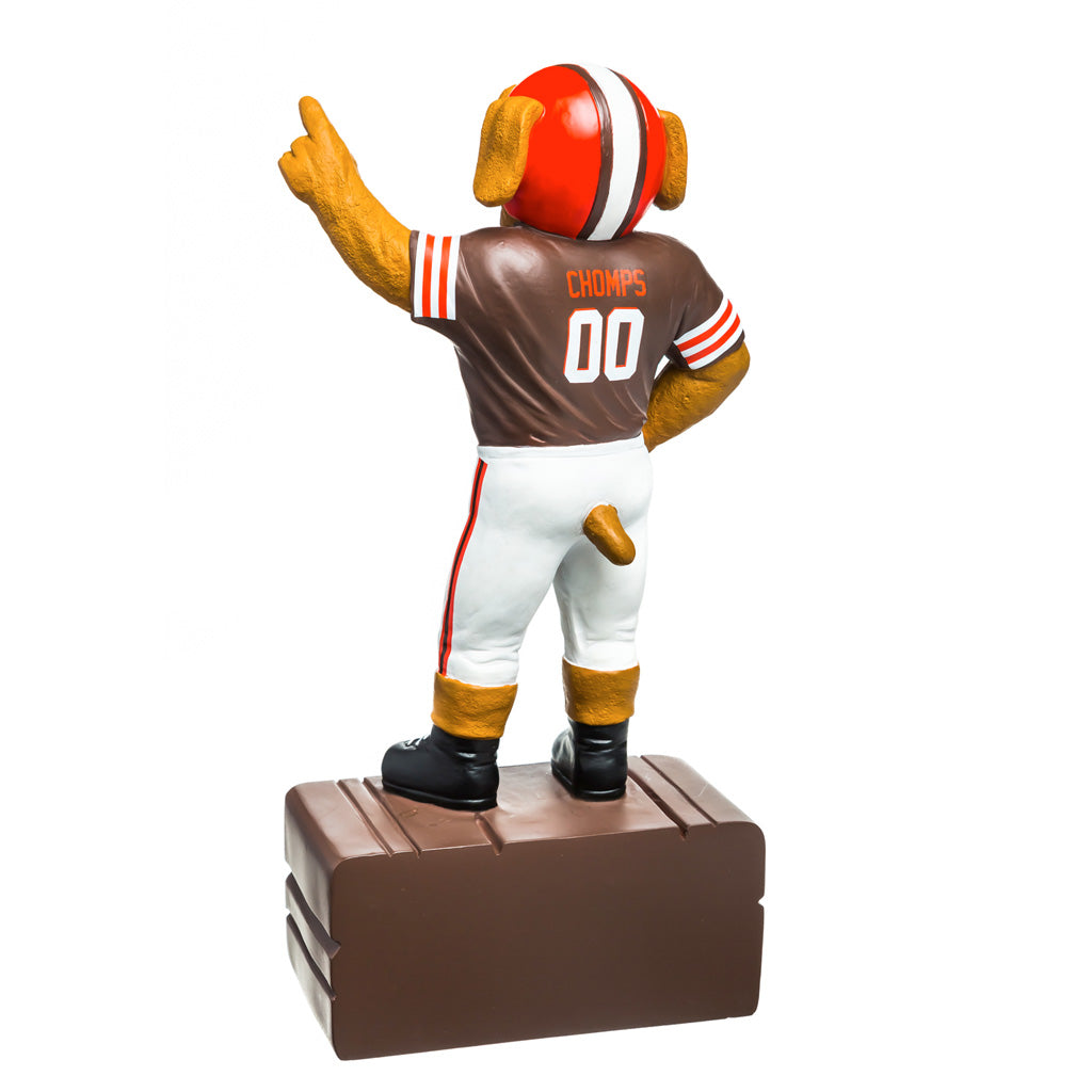 NFL Cleveland Browns Evergreen 16&quot; Mascot Statue