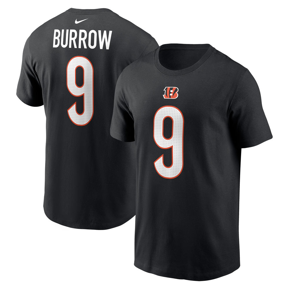 NFL Cincinnati Bengals Joe Burrow Nike Player Pride Name &amp; Number Tee