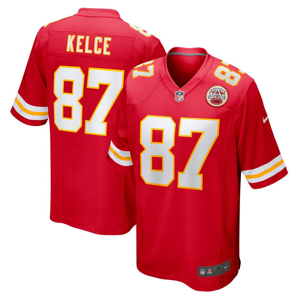 NFL Kansas City Chiefs Travis Kelce Nike Home Game Jersey