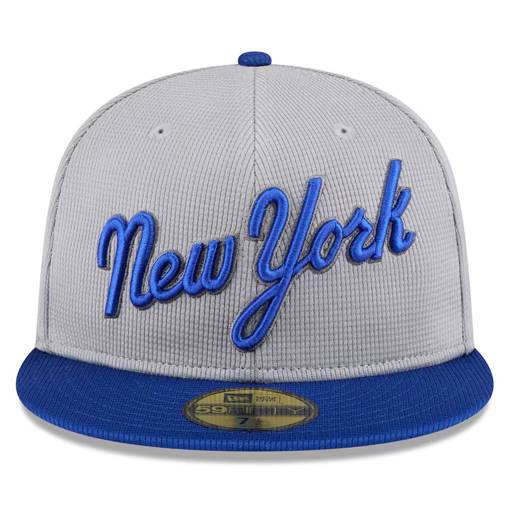 MLB New York Mets New Era 2025 Graphite Batting Practice 59FIFTY Fitted Hat - Graphite