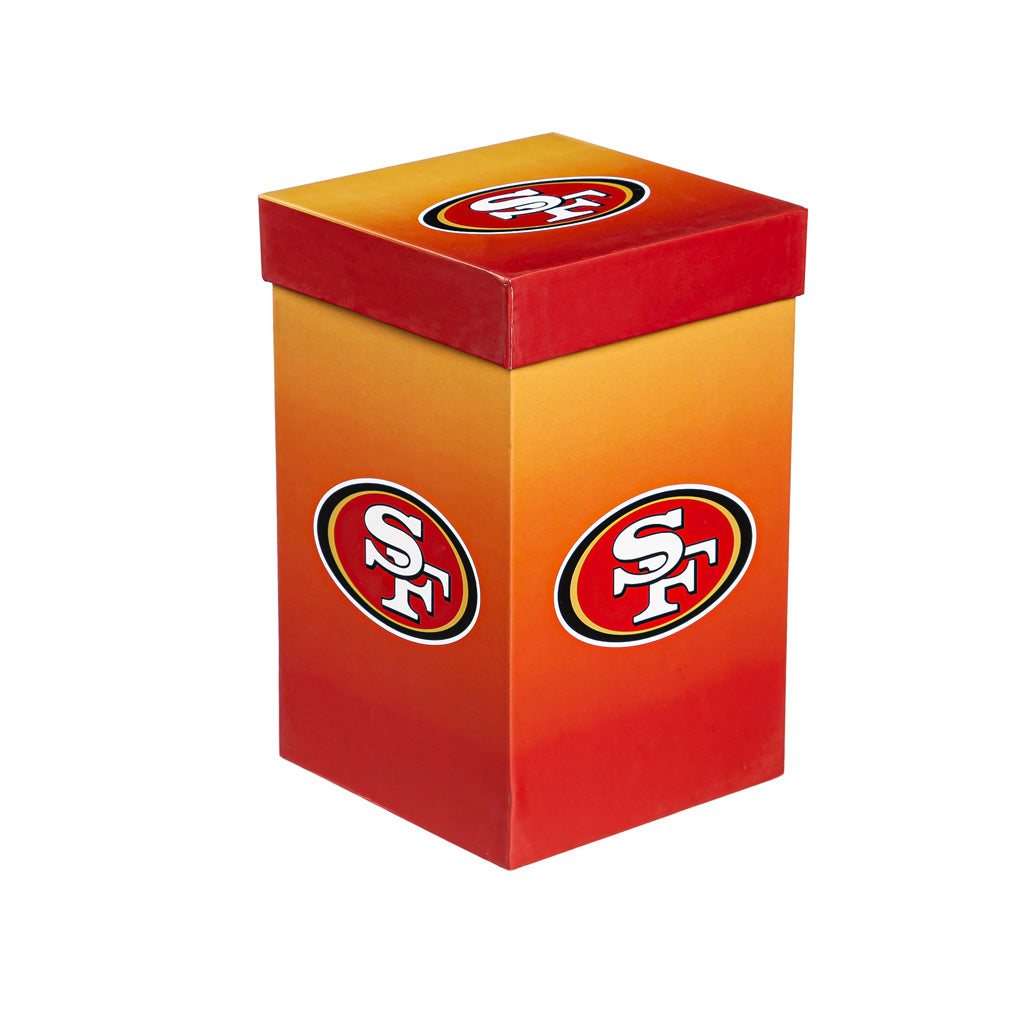 NFL San Francisco 49ers Evergreen 17oz Boxed Travel Latte Mug