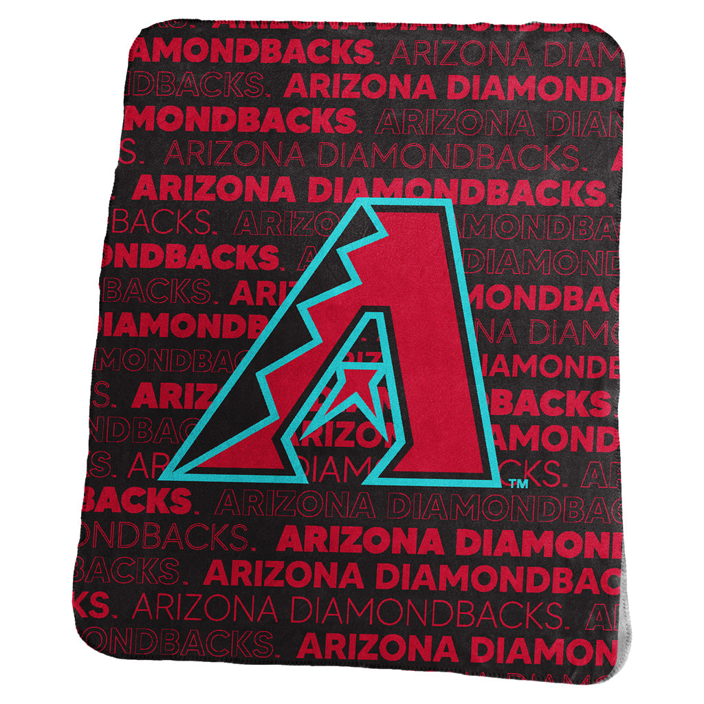 MLB Arizona Diamondbacks Logo Brands 50x60 Classic Fleece Blanket