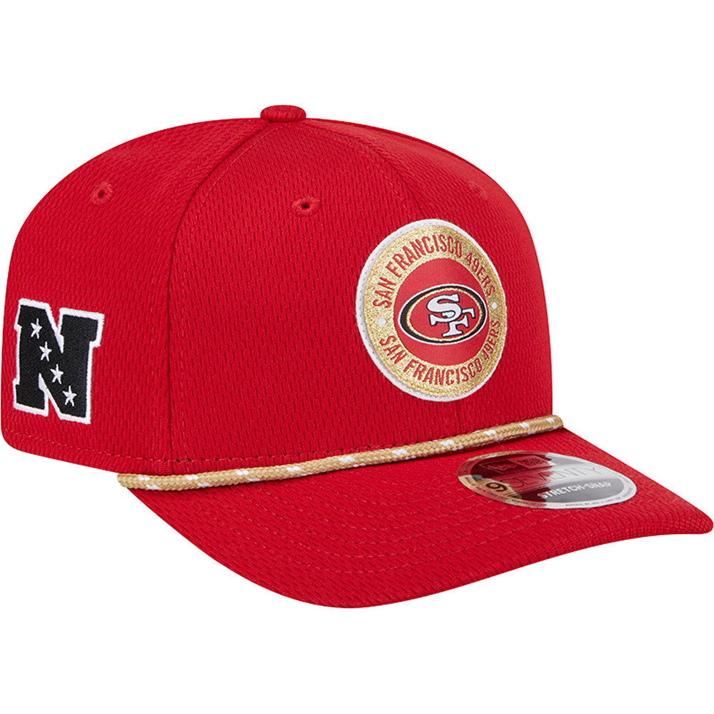 NFL San Francisco 49ers New Era 2024/25 Sideline 9SEVENTY Stretch Snapback