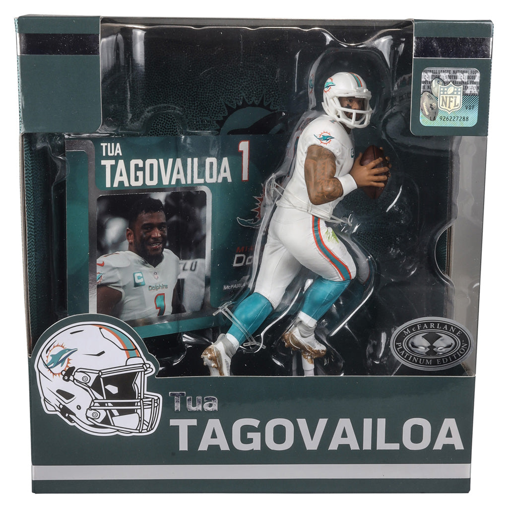 NFL Miami Dolphins Tua Tagovailoa McFarlane 7&quot; Platinum Collectible Figure