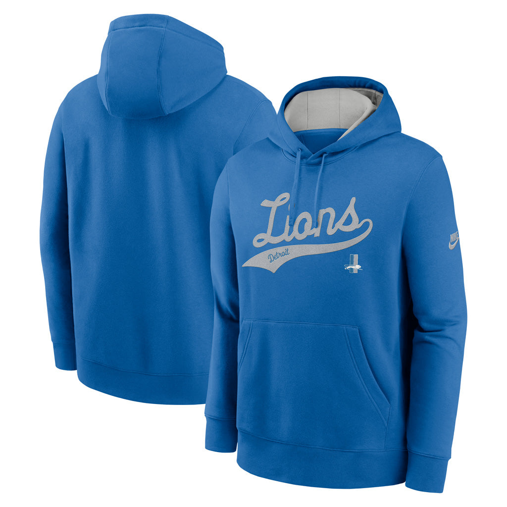 NFL Detroit Lions Nike Rewind Club Pullover Hoodie