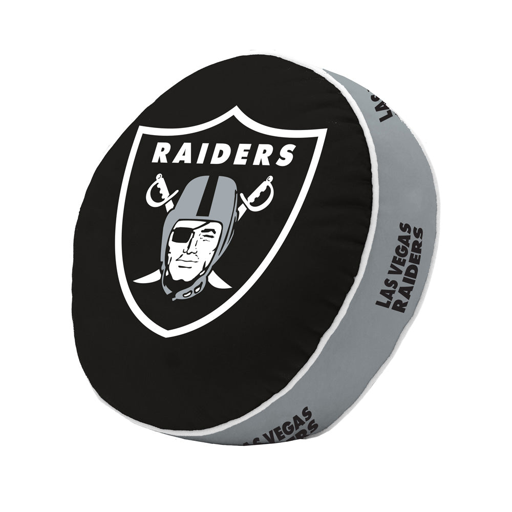 NFL Las Vegas Raiders Logo Brands Puff Pillow