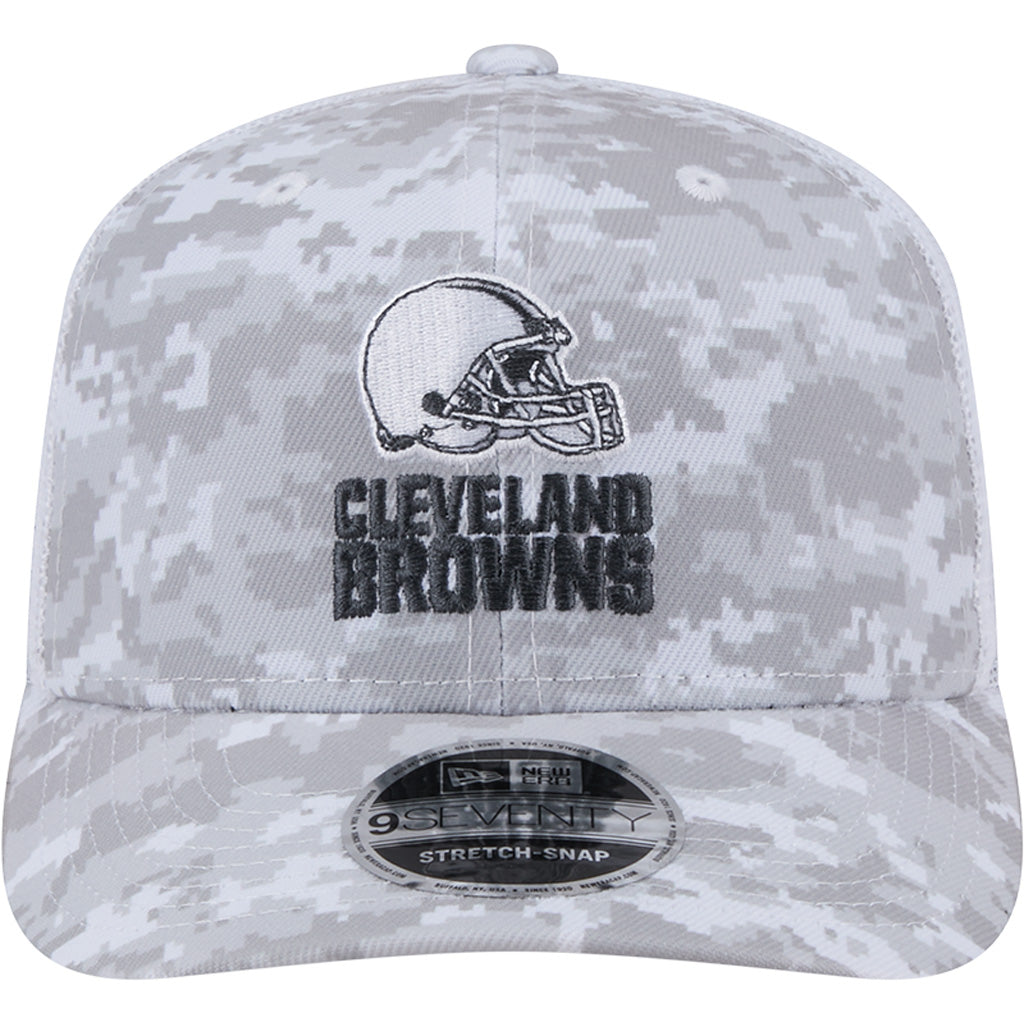 NFL Cleveland Browns New Era 2024 Salute to Service 9SEVENTY Stretch-Snapback Hat