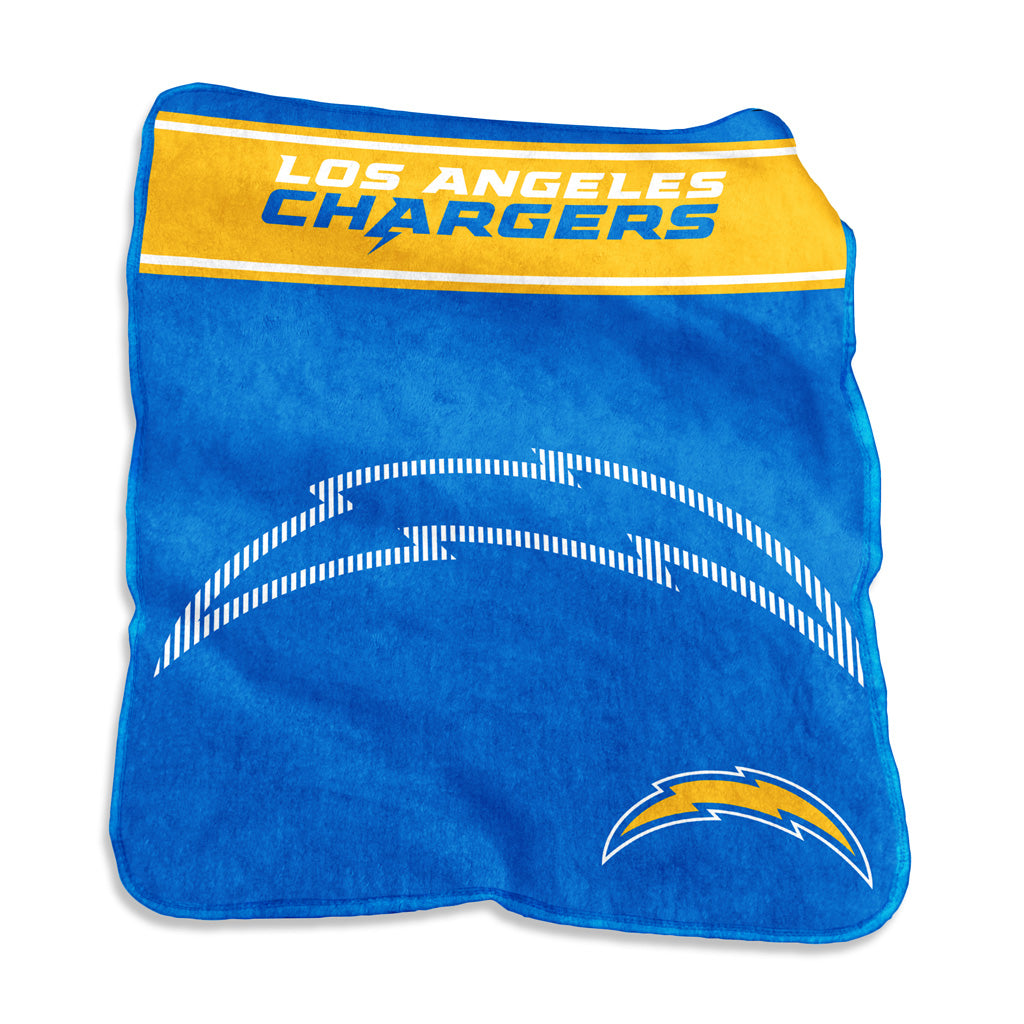 NFL Los Angeles Chargers Logo Brands 60x80 Raschel