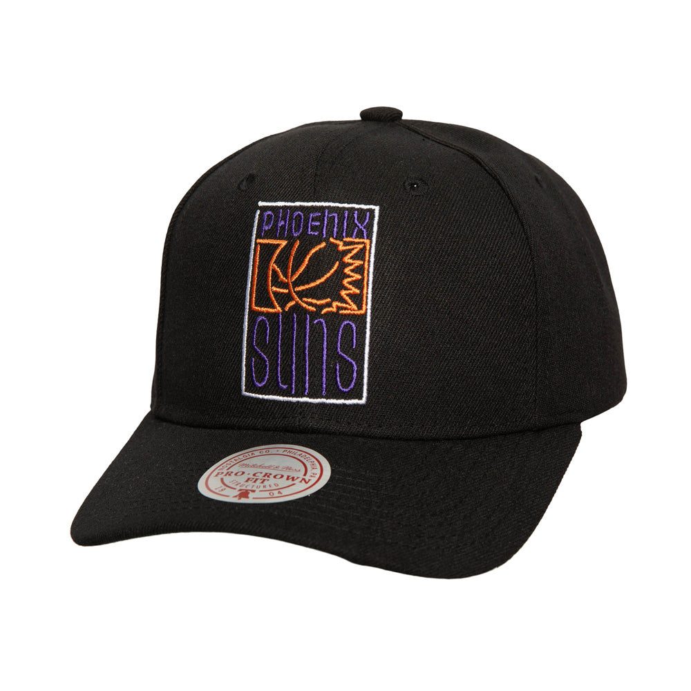 NBA Phoenix Suns Mitchell &amp; Ness Neon Logo Pro Snapback Hat