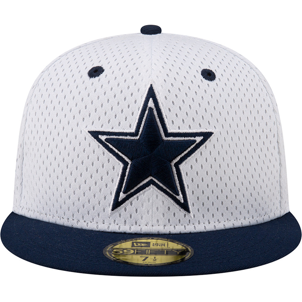 NFL Dallas Cowboys New Era Jersey Mesh 59FIFTY Fitted Hat