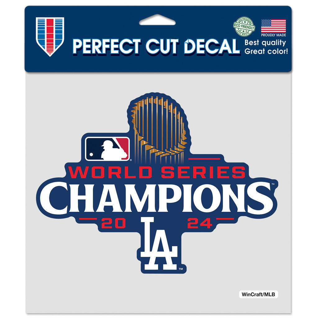 MLB Los Angeles Dodgers WinCraft 2024 World Series Champion 8&quot; x 8&quot; Decal