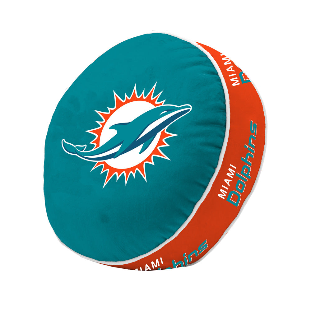 NFL Miami Dolphins Logo Brands Puff Pillow