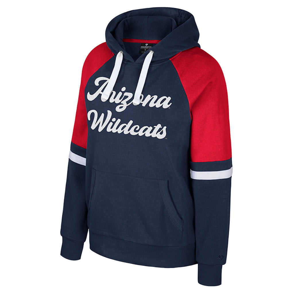 NCAA Arizona Wildcats Women&#39;s Colosseum Fairfax Oversized Pullover Hoodie