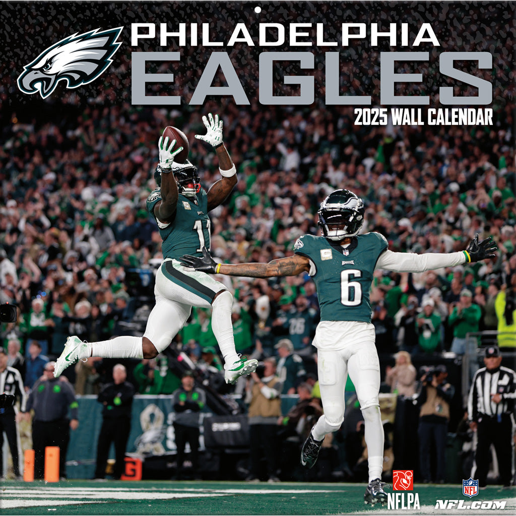 NFL Philadelphia Eagles 2024-2025 12&quot; x 12&quot; Team Wall Calendar