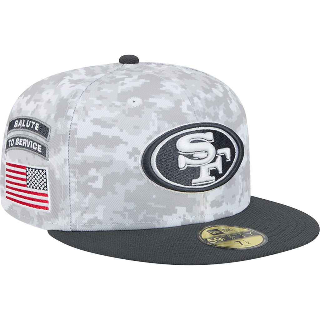 NFL San Francisco 49ers New Era 2024 Salute to Service 59FIFTY Fitted Hat