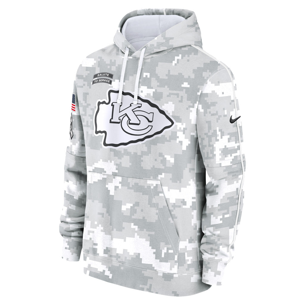 NFL Kansas City Chiefs Nike 2024 Salute to Service Club Hoodie