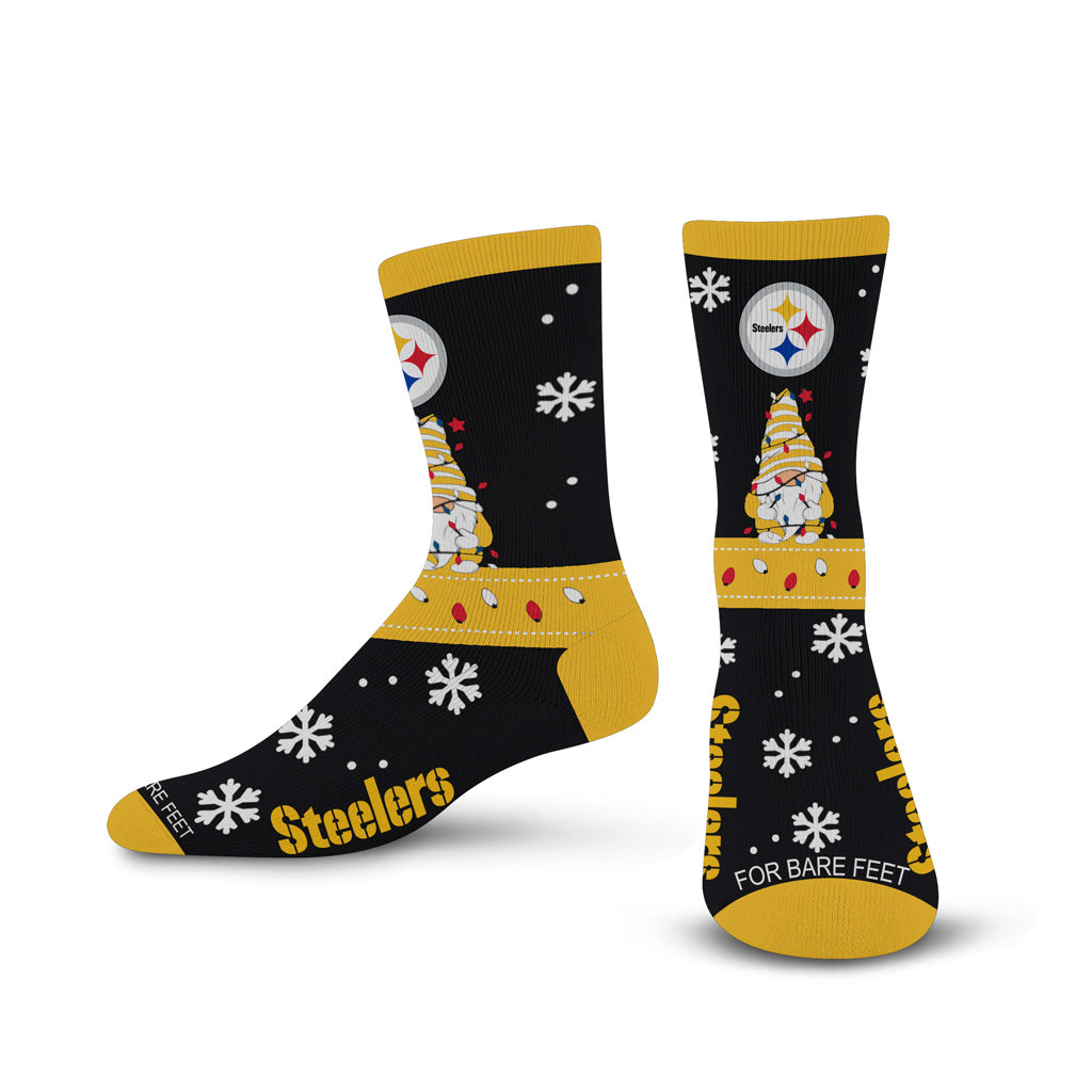 NFL Pittsburgh Steelers For Bear Feet Sweater Gnome Socks