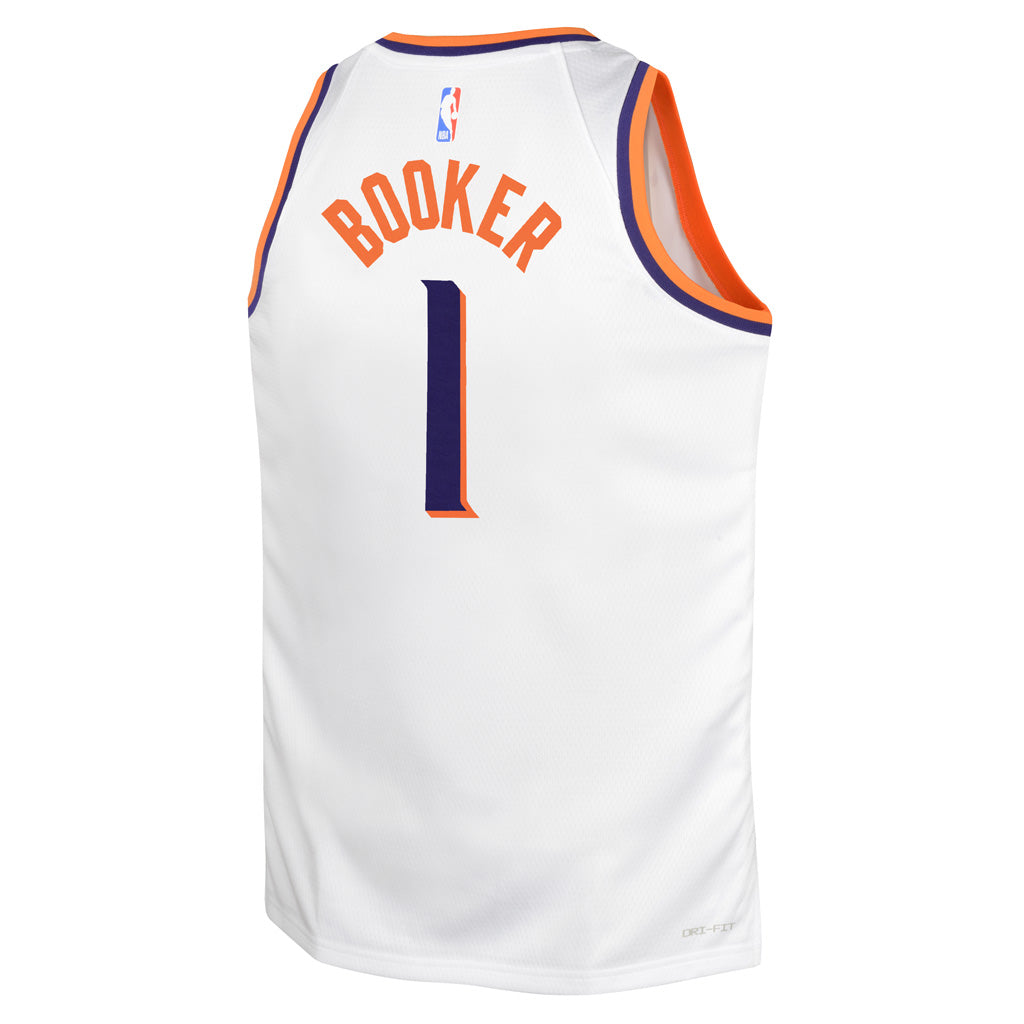 NBA Phoenix Suns Devin Booker Youth Nike Association Swingman Jersey